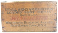 Wood Winchester Small Ammo Box
