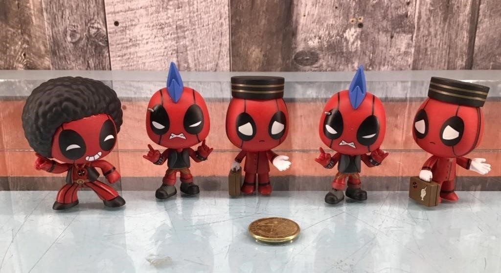 Deadpool mini bobbleheads