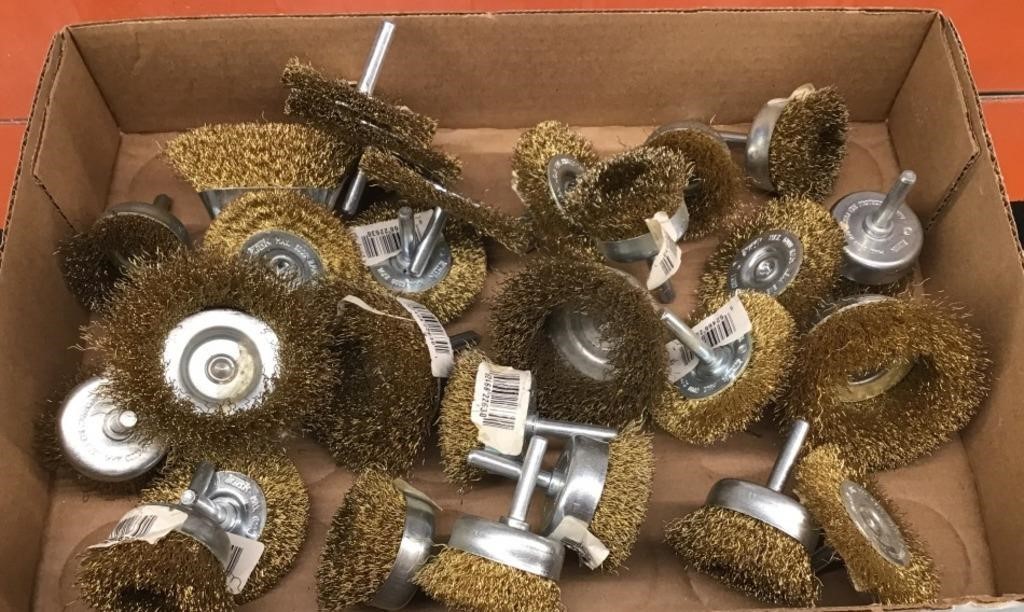 Brass wire brushes - new