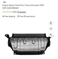 FM8142  Engine Splash Shield For Chevy Silverado 1