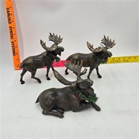 Christmas Moose (set of 3)