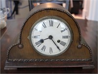 Antique Germany Wooden Mantel Clock