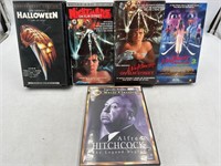 Halloween nightmare on Elm Street VHS tapes