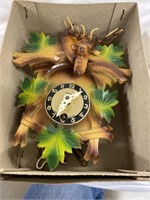 Miniature cuckoo clock looks new in the box made