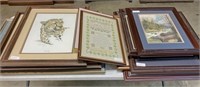 Large Group of Framed Photographs and Prints