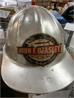 VINTAGE JOHN F BEASLEY ALUMINIUM SAFETY HELMET