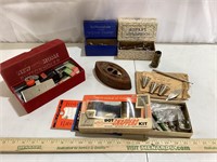 Vintage Sewing, Sad Iron, etc