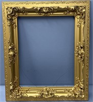 Wood Carved Gilded Picture Frame