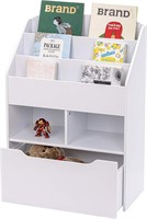 UTEX Bookshelf/Toy Organizer  White