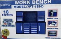 2022 Steelman 7' Blue Workbench-Unused