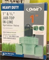 Orbit 1” x 3/4” Jar Top In-Line Sprinkler Valve