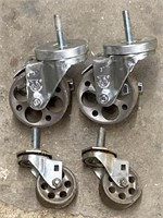 Assorted Casters, 4-6in