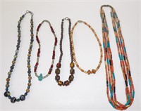 Lot of Natural Stone Necklaces & Chokers