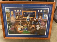 Framed Picture Shoot Out At UK Corral 36”x28”