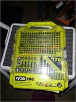 Ryobi 200pc drill and impact drive set