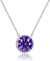 YALONG Birthstone Necklace for Women 5A Zirconia