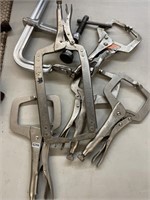 Lot of Vise Grip Welding Clamps