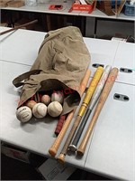 Softballs & bats
