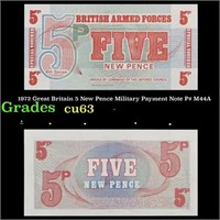 1972 Great Britain 5 New Pence Military Payment No