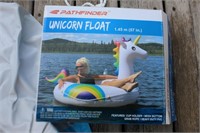 Pathfinder unicorn float with cup holder, 57" L