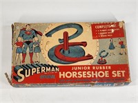 SUPERMAN JUNIOR RUBBER HORSESHOE SET W/ BOX