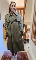 His/Her's Matching Chameleon Trench Coats; 40 Long