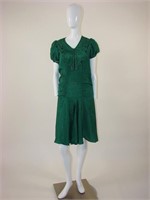 Vintage 1930s Rayon Dress