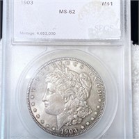 1903 Morgan Silver Dollar SEGS - MS62