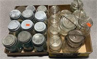 23 Vintage Glass Jars
