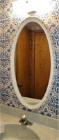 French Provincial Oval Mirror