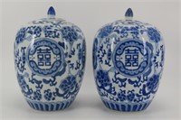 Porcelain Ginger Jars