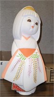 JAPANESE GIRL SCULPTURE, SIGNED & NUMBERED