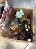ASSORTED BOTTLES, OTHER HOME DECOR