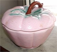 Belmar California Pink Strawberry Lidded Jar