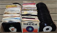 Box of 45rpm Records
