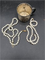 Sterling Silver & Genuine Pearl Necklaces
