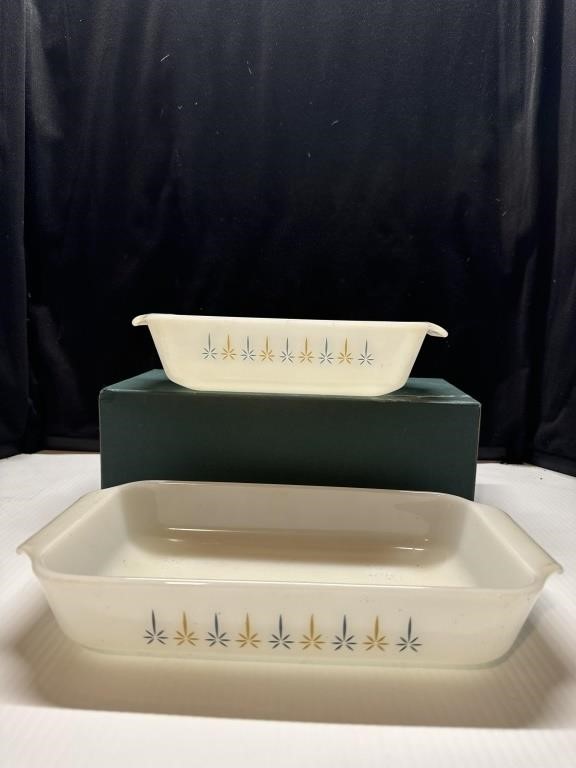 Vintage Fireking Casserole Dishes 2 pc