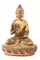 Gilt Bronze Buddha,