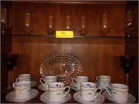2 Shelf Contents-7 Stemware-Glassware-