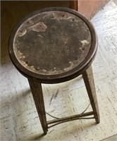 23" industrial metal stool