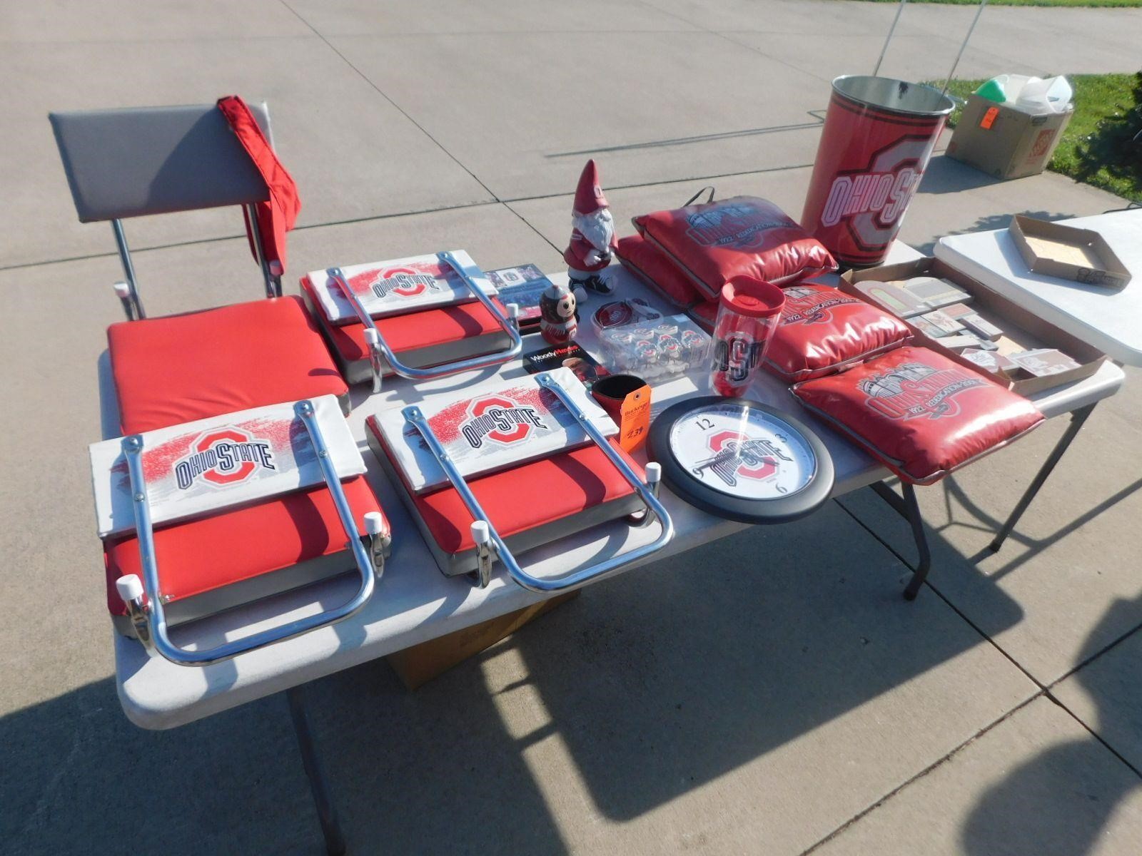 Lot 239  OSU Stadium Seats, and OSU Cat’s Meow’s.