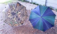 2 clamp on umbrellas - Halo grill cover, 4.5" x
