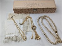 COSTUME JEWELRY & BOX