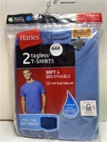 Hanes Tagless T-Shirts - Size Medium - Pk. Of 2