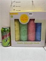 NIP - 4 Pc. Jumbo Sidewalk Chalk