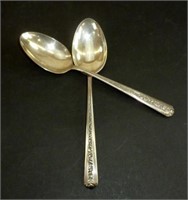 2 Sterling Silver Spoons - 1.66 Troy Oz