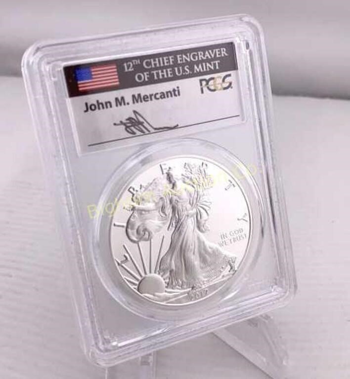 2017-W Proof Silver Eagle PCGS PR70DCAM