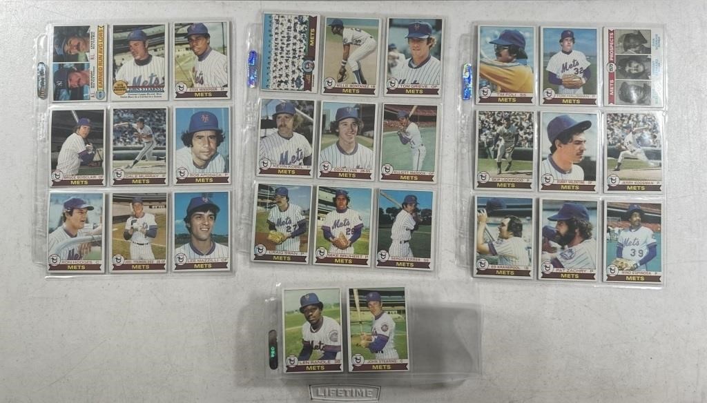 1979 TOPPS BASEBALL CARDS - NY METS