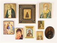 Lot of Russian Religious Icons & Art