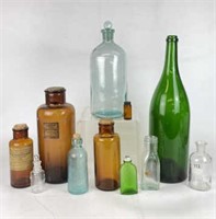 Apothecary Jars, Vintage Bottles & More